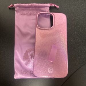 Lilac Glitter Phone Case